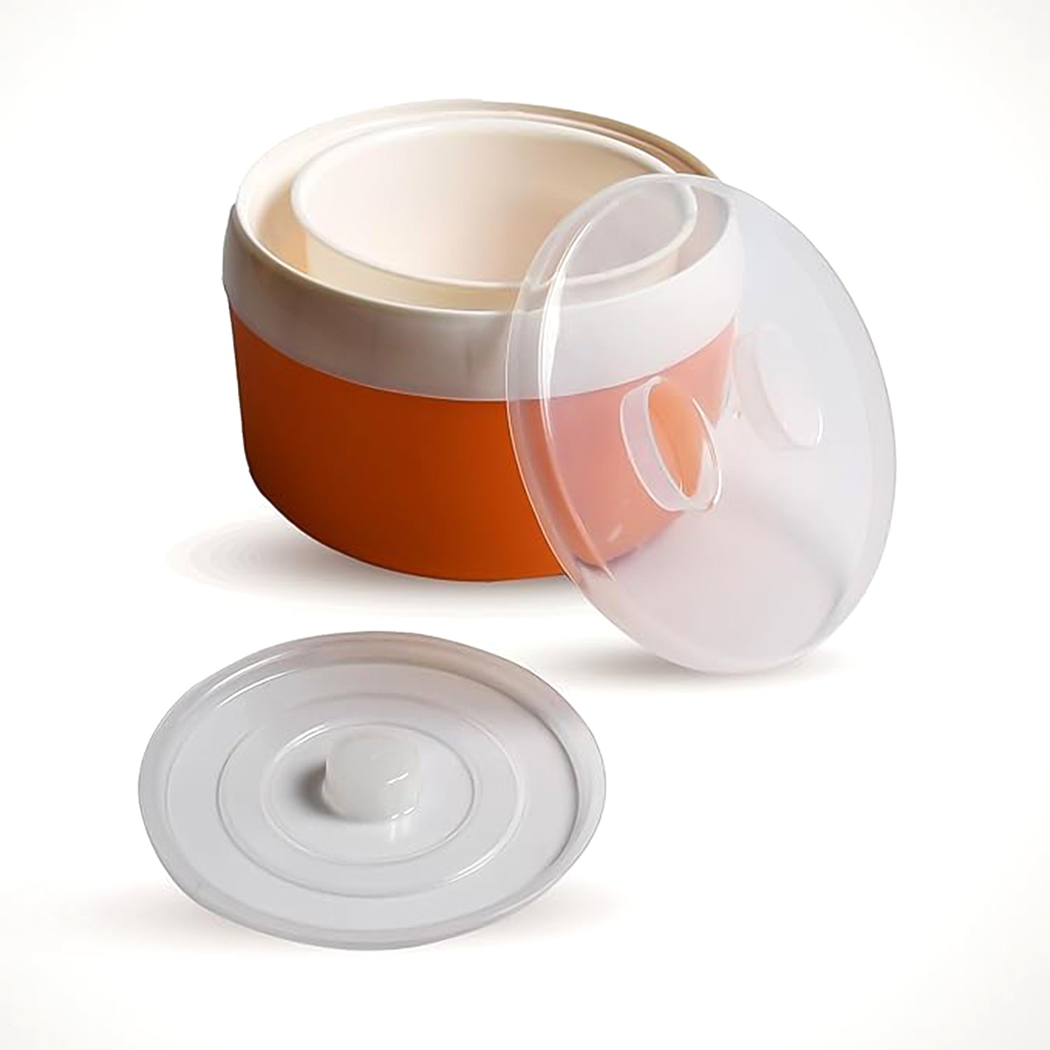 Orange ELECTRONIC YOGURT MAKER, AUTOMATIC YOGURT MAKER MACHINE 1L YOGHURT PLASTIC CONTAINER FOR HOME USE Orange ELECTRONIC YOGURT MAKER, AUTOMATIC YOGURT MAKER MACHINE 1L YOGHURT PLASTIC CONTAINER FOR HOME USE